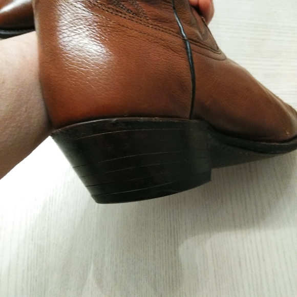 Dan Post Brown Cowboy‎ Boots Sz 19 R main image 9